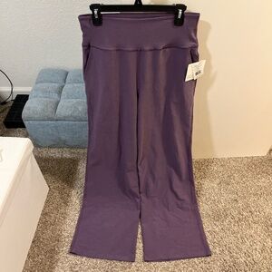 Beyond Yoga Purple Wide-Leg Lounge Pants